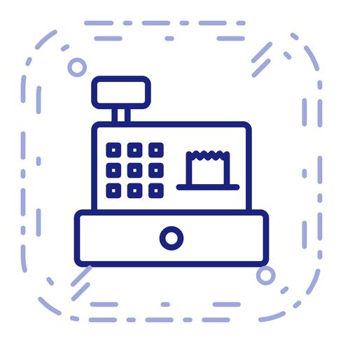 Vector Cash teller pictogram