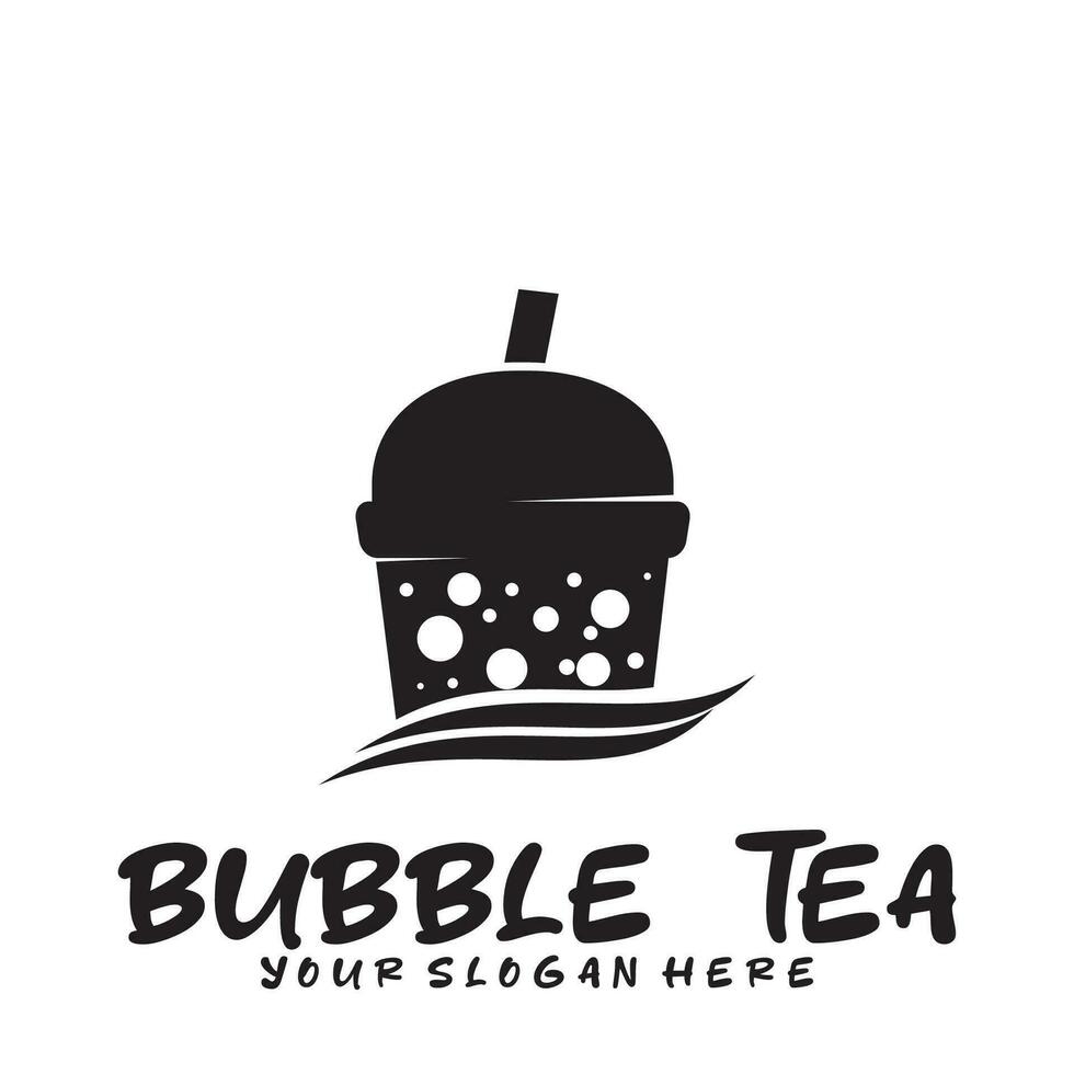 bubbel drinken thee logo icoon. vector