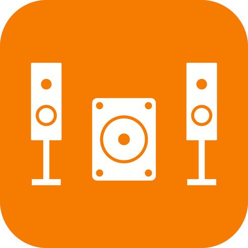 Muzieksysteem Vector Icon