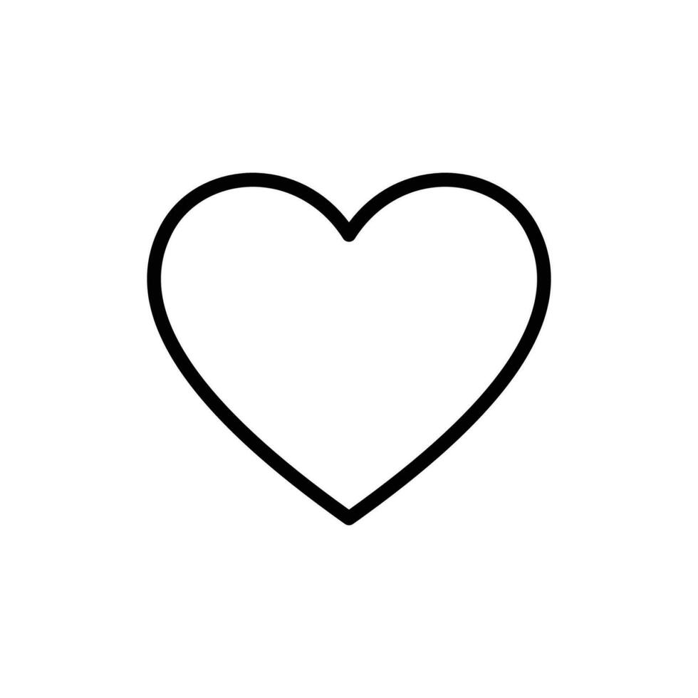 hart icoon vector ontwerp sjabloon gemakkelijk en schoon