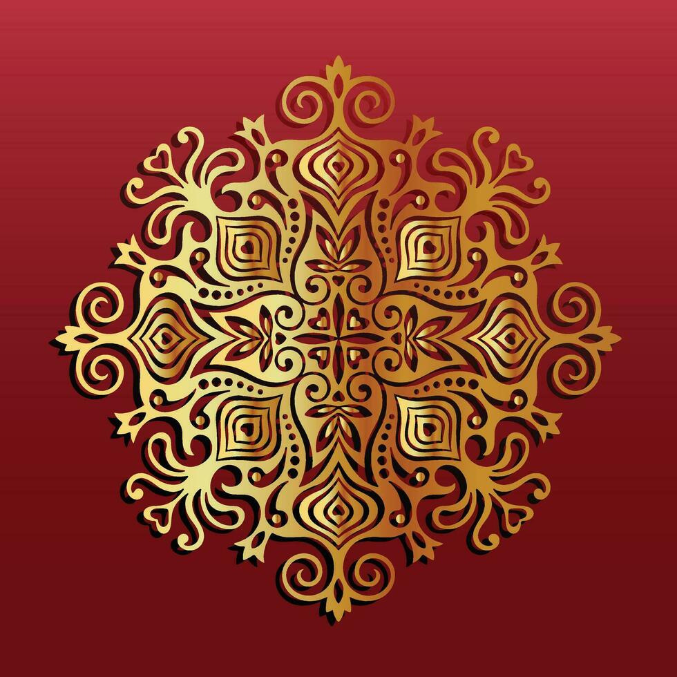 abstract mandala ontwerp decoratief vector illustratie