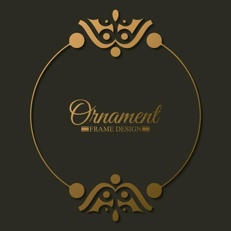 elegante decoratieve frame ontwerp achtergrond vector