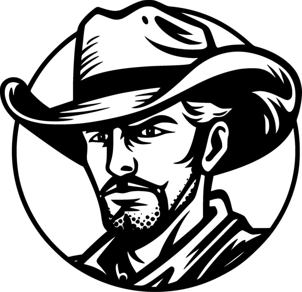 cowboy - hoog kwaliteit vector logo - vector illustratie ideaal voor t-shirt grafisch