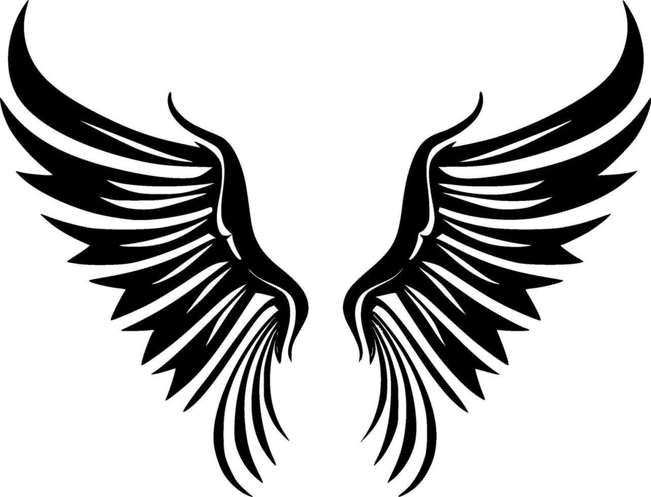 engel Vleugels - hoog kwaliteit vector logo - vector illustratie ideaal voor t-shirt grafisch