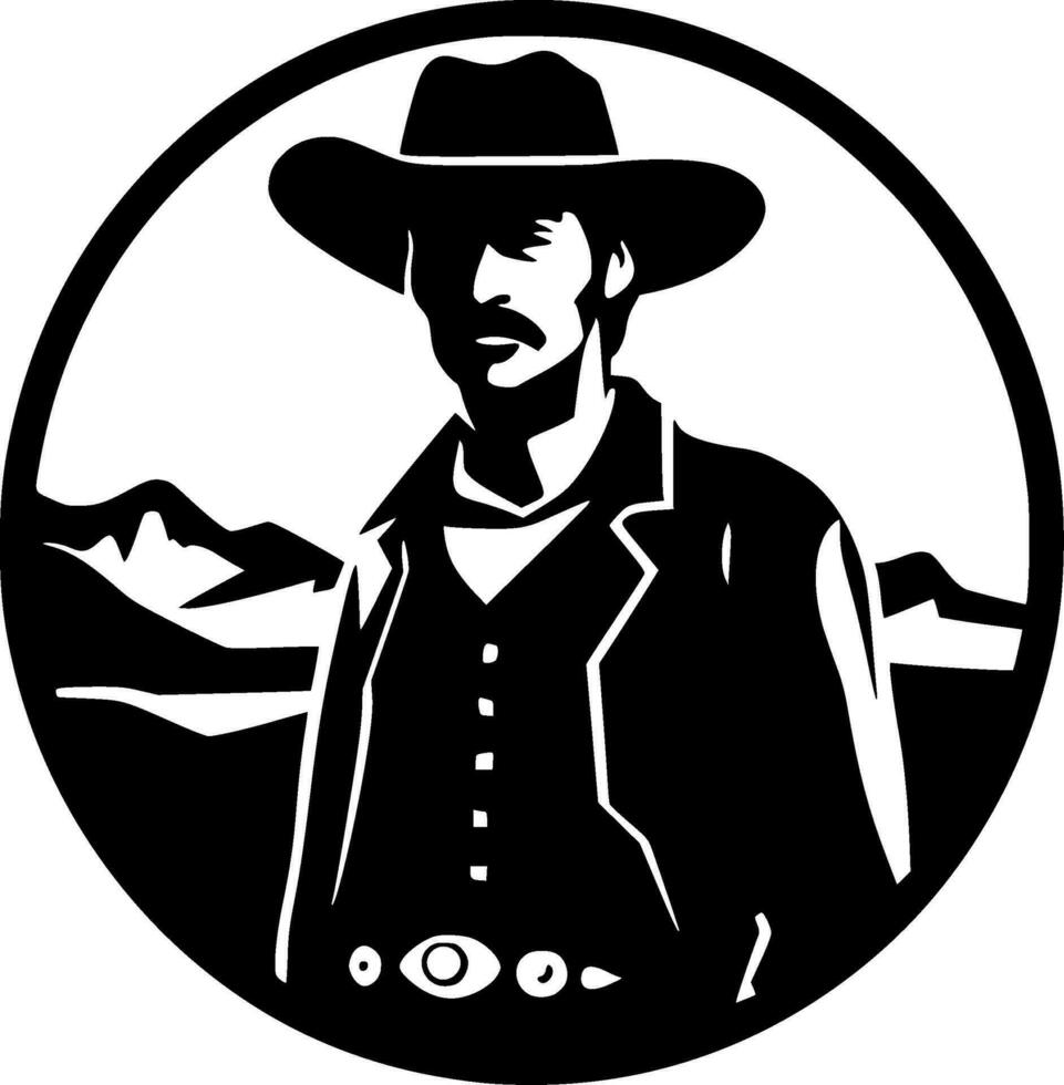 western - hoog kwaliteit vector logo - vector illustratie ideaal voor t-shirt grafisch