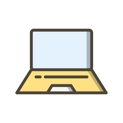 Vector laptop pictogram