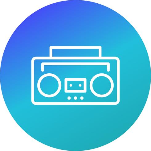 audio-tape vector pictogram