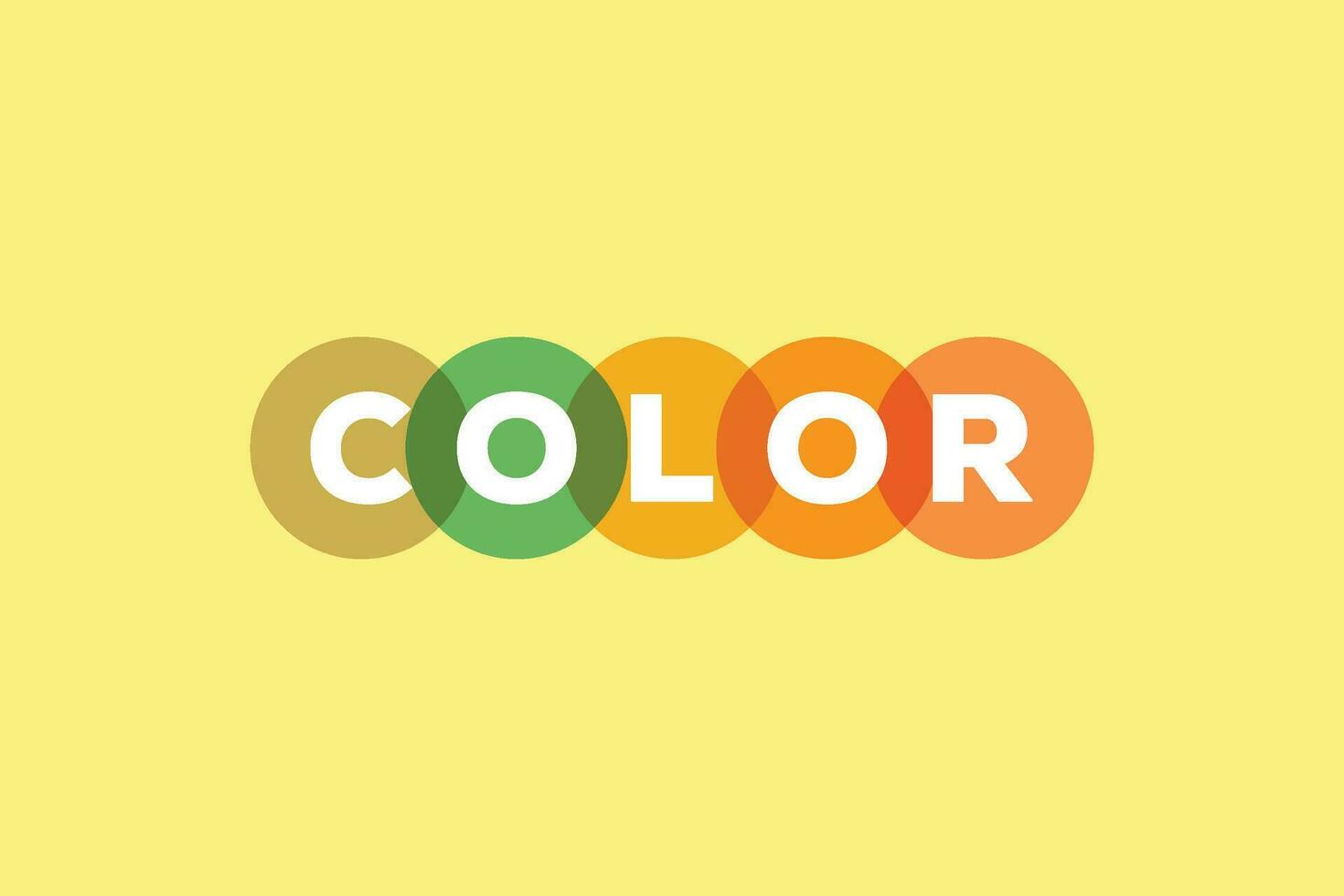 vector de woord kleuren vector banier met de tekst gekleurde regenboog