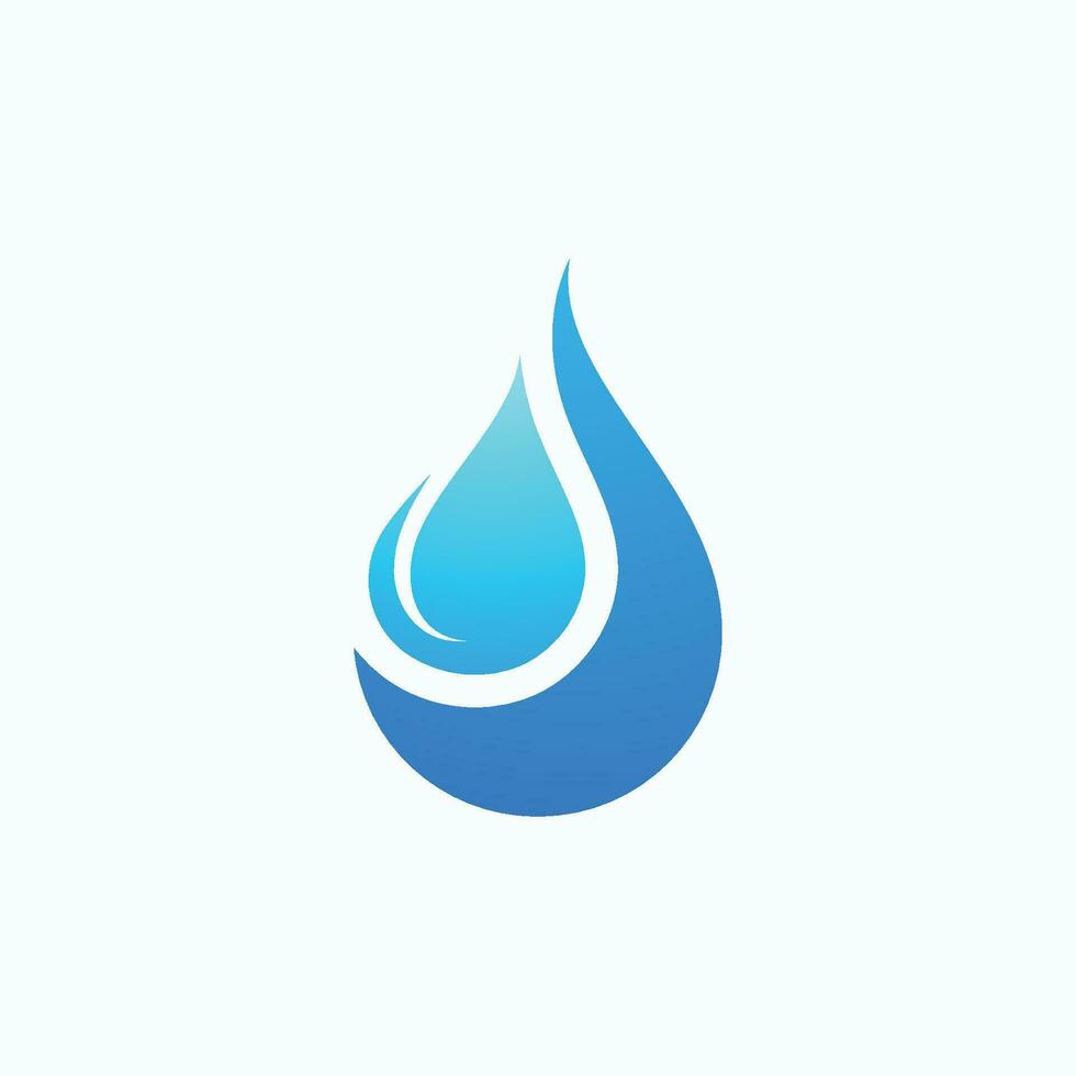 water laten vallen logo vector icoon