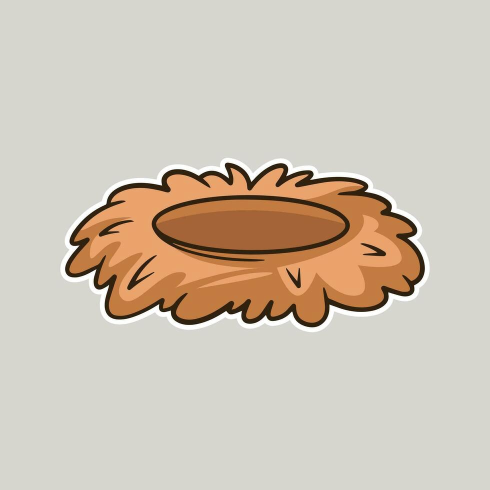 kip nest logo ontwerp, stickers, affiches, het drukken en andere toepassingen vector