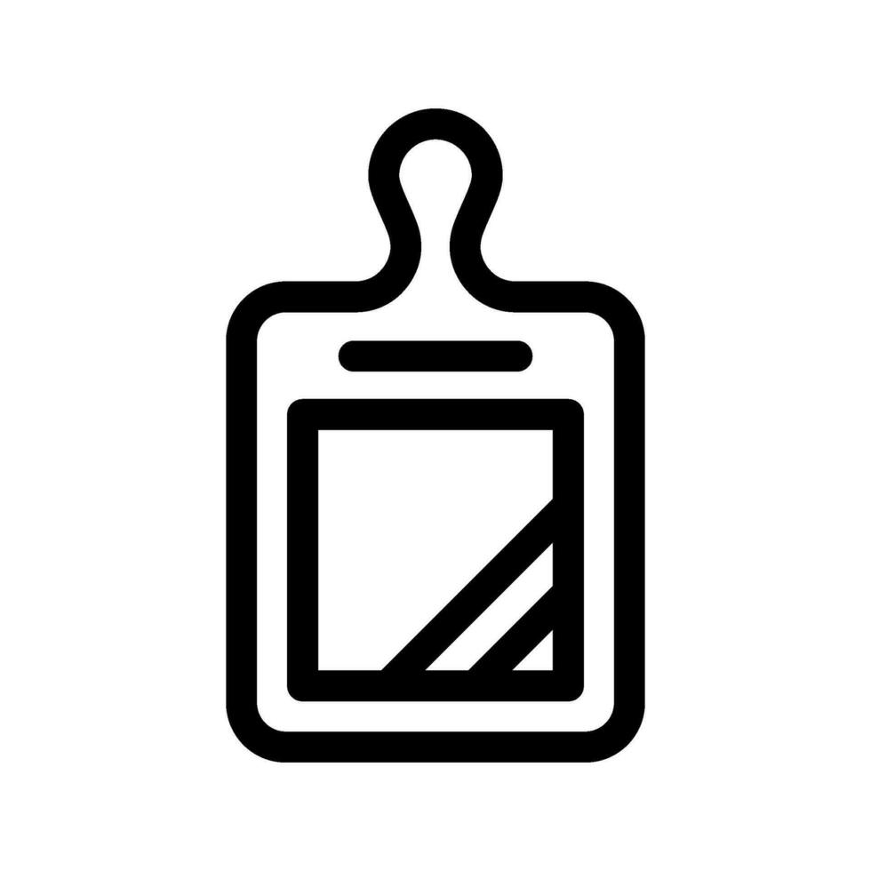snijdend bord icoon vector symbool ontwerp illustratie