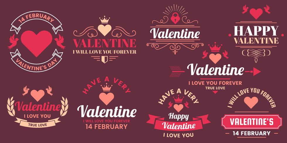 Valentine-sjabloonbanner Vectorachtergrond voor banner vector