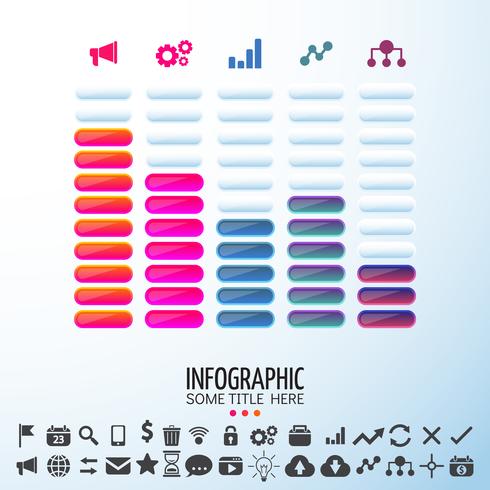 Infographics ontwerpsjabloon vector