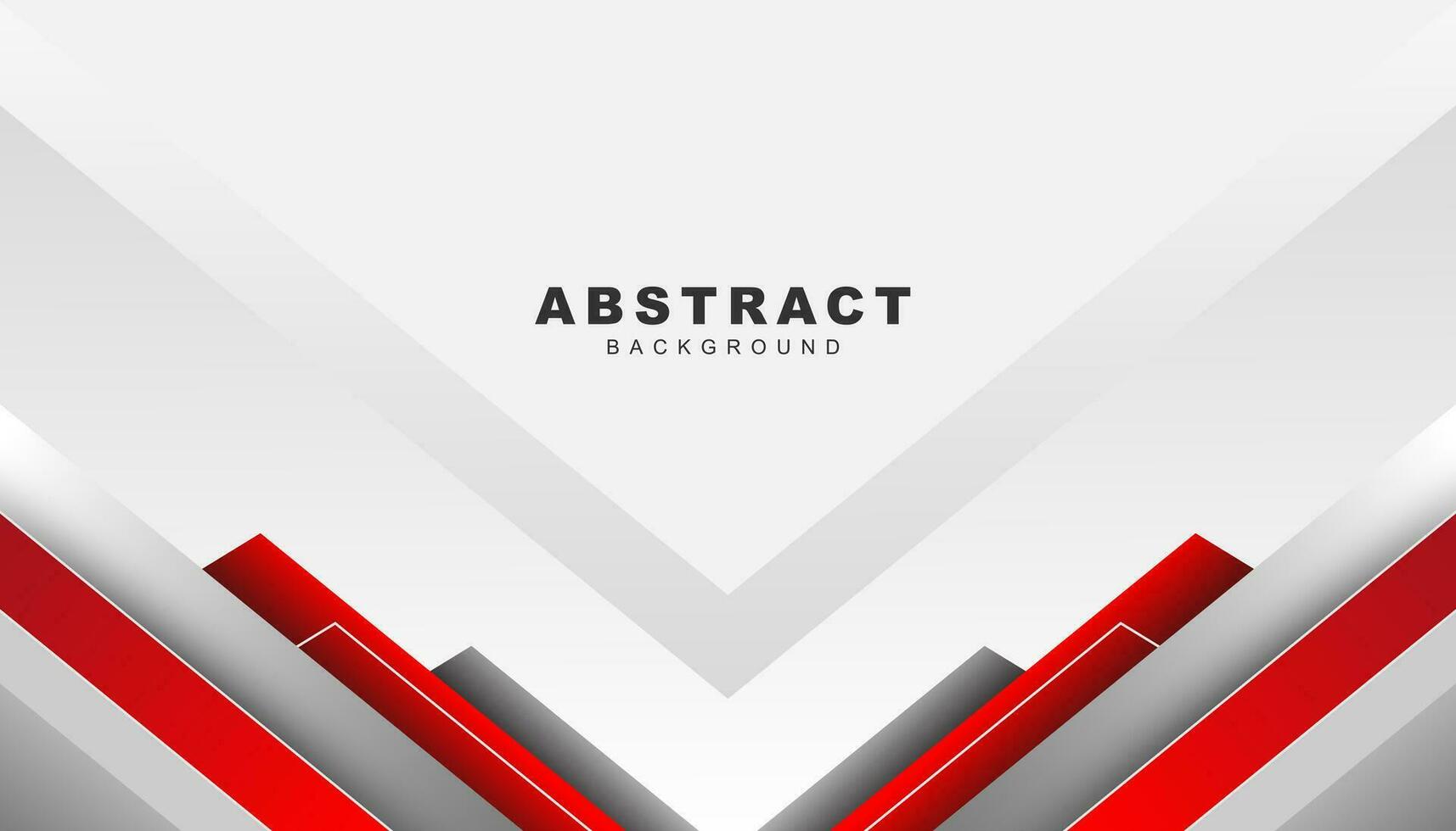 abstract sjabloon rood en grijs kromme Aan wit achtergrond. technologie concept vector