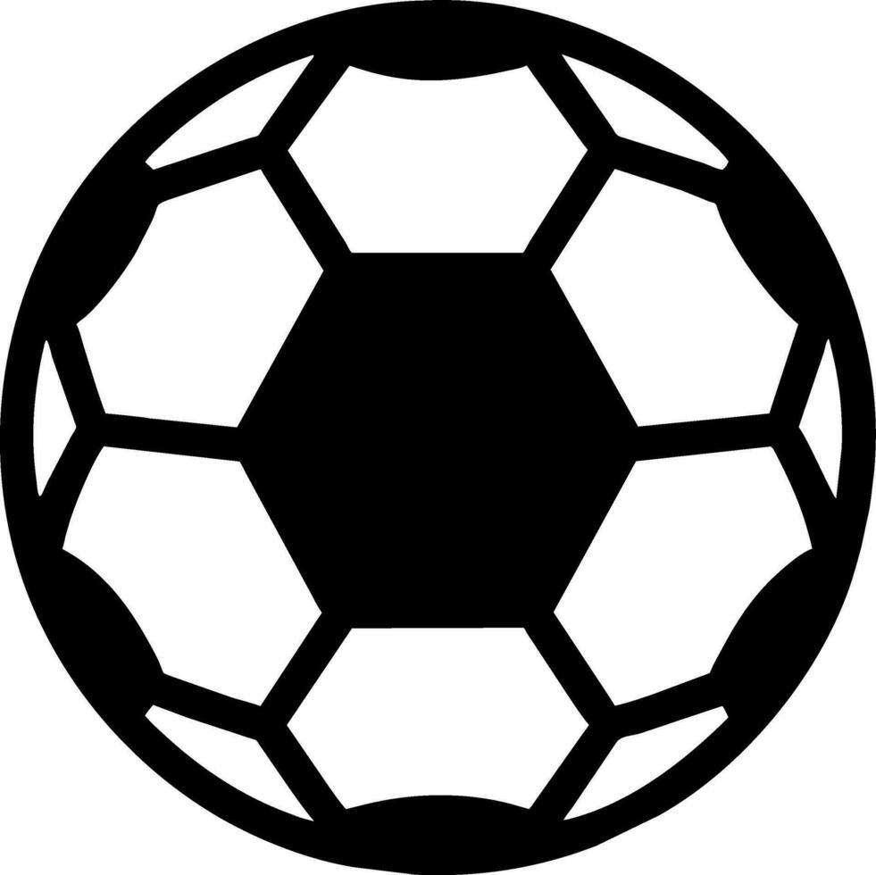een voetbal bal icoon illustratie vector