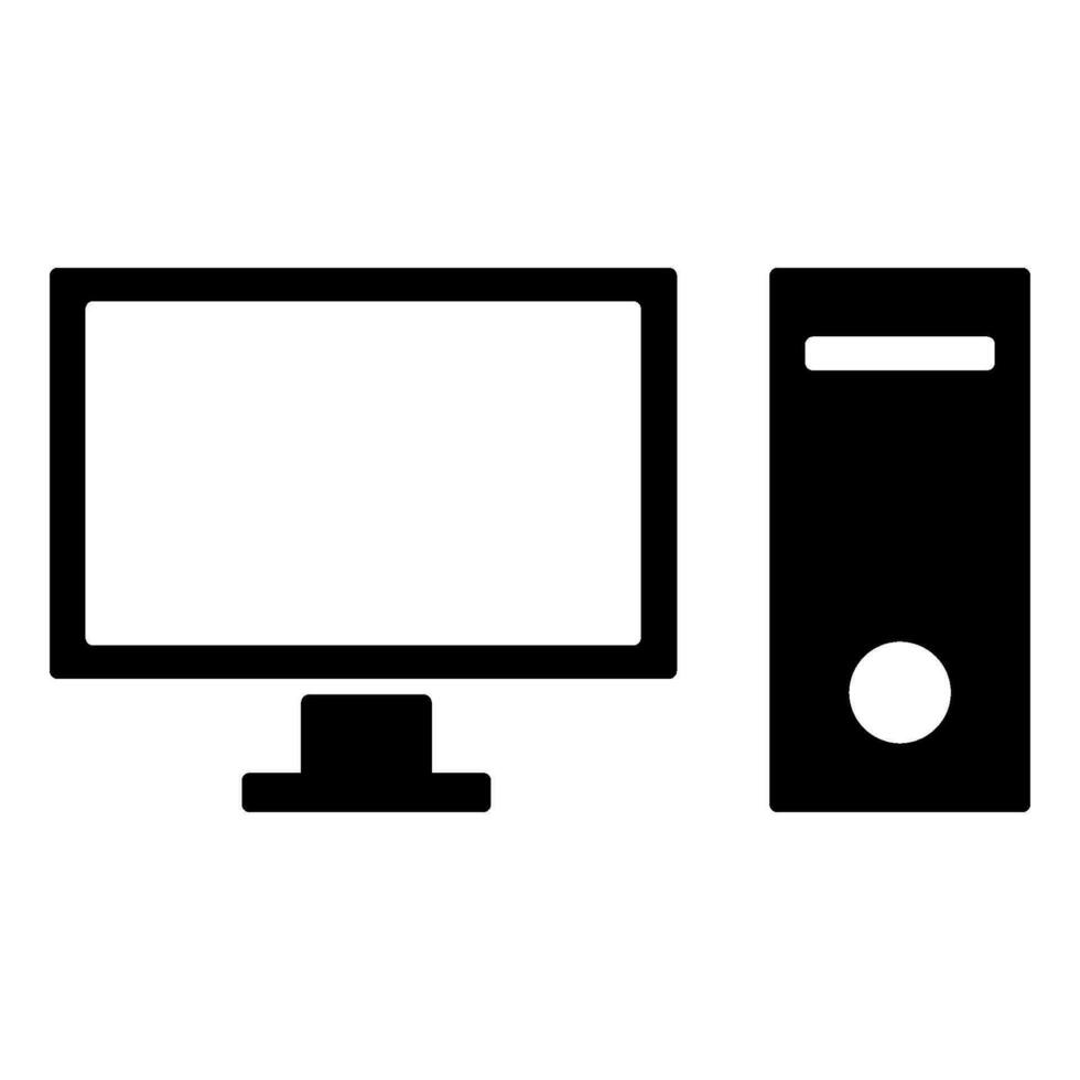 computer icoon ontwerp vector