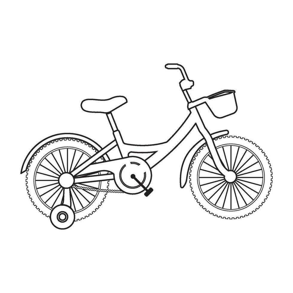 fiets pictogram vector