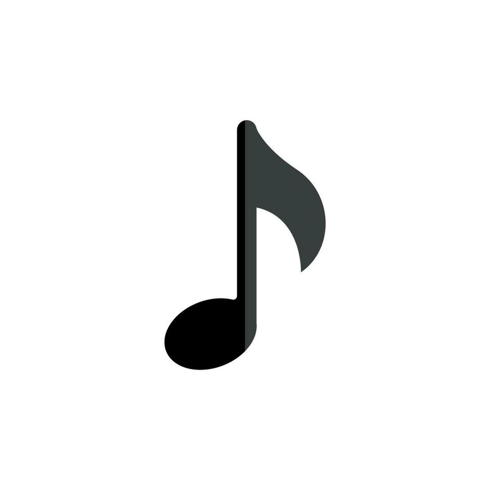 Notitie muziek- icoon ontwerp vector