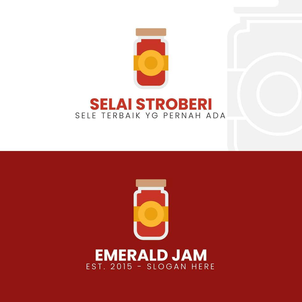 jam baseren logo bewerkbare vector