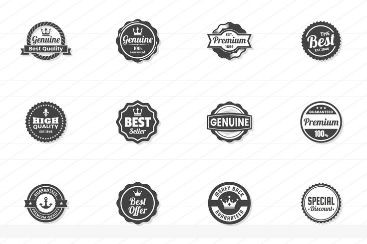 Vintage Retro Vector Logo voor banner