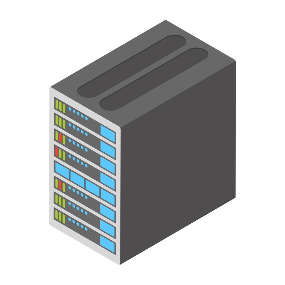 data server concepten vector