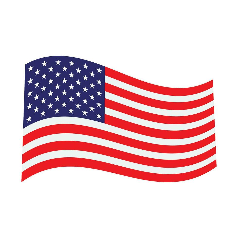 Amerikaanse vlag illustratie vector