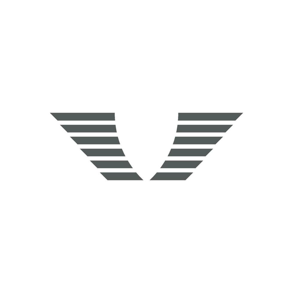 vleugel illustratie logo icoon vector