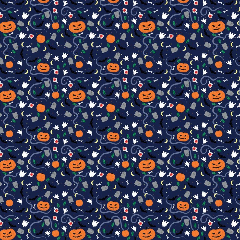 kleurrijke patroonachtergrond voor de vakantie halloween - vector