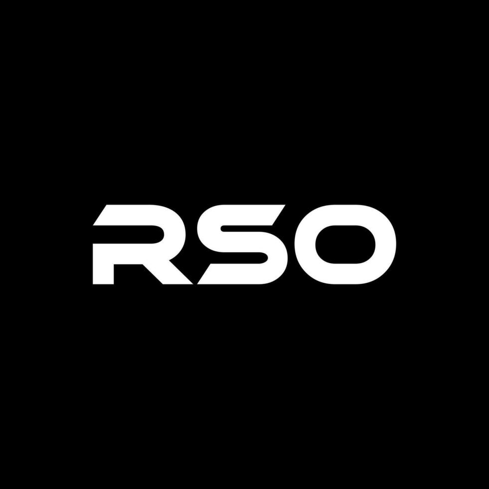 rso brief logo ontwerp, inspiratie voor een uniek identiteit. modern elegantie en creatief ontwerp. watermerk uw succes met de opvallend deze logo. vector