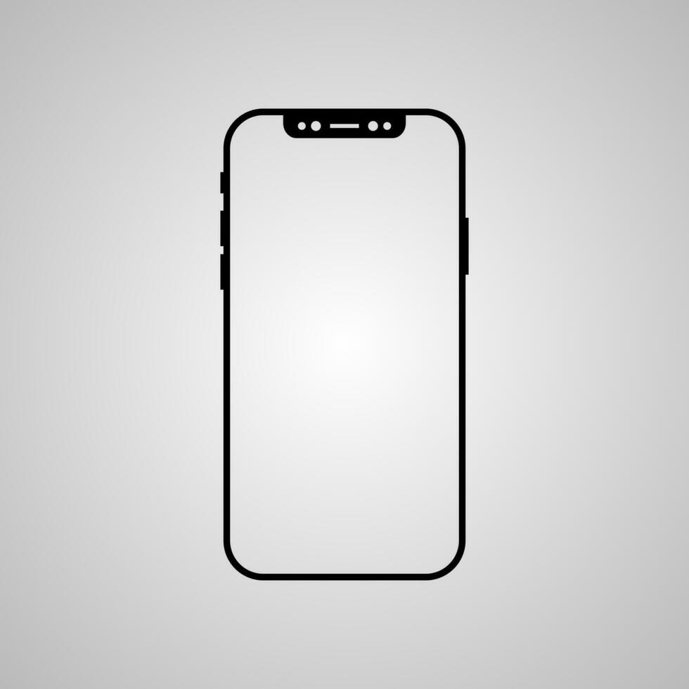 mobiel smartphone icoon vector illustratie