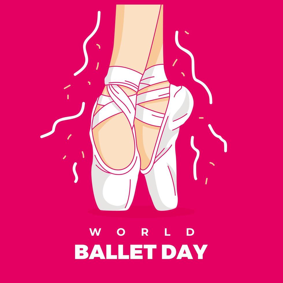 vrouw voeten dansen ballet met mooie schoenen vector