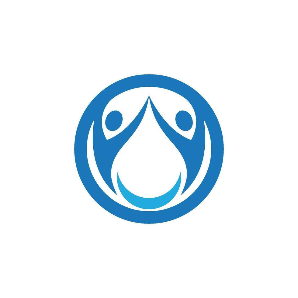 waterdruppel logo sjabloon vector