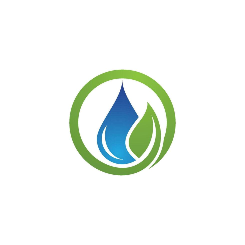 waterdruppel logo sjabloon vector