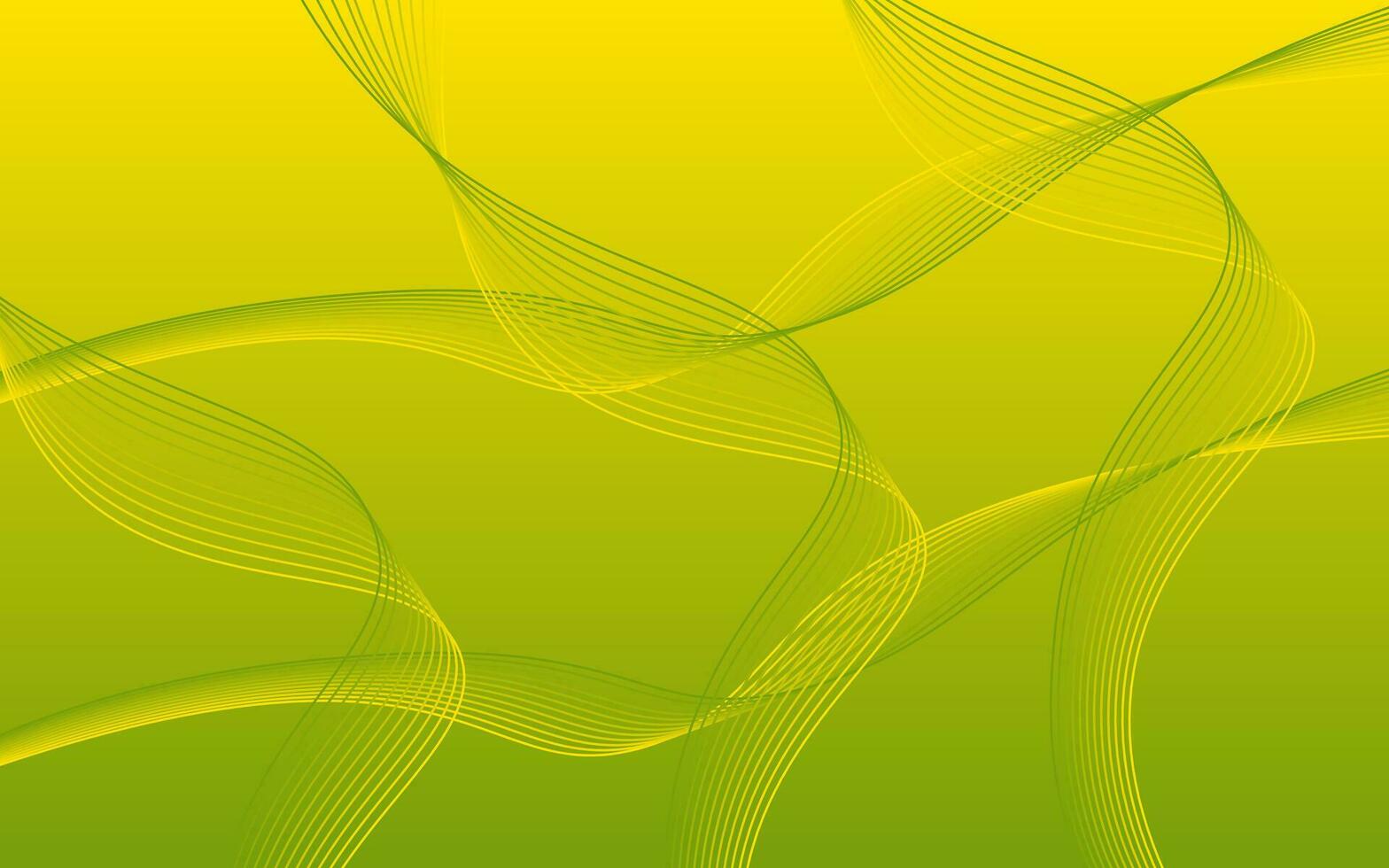 abstract achtergrond met gloeiend Golf glimmend in beweging lijnen ontwerp element of modern geel helling lijnen vector