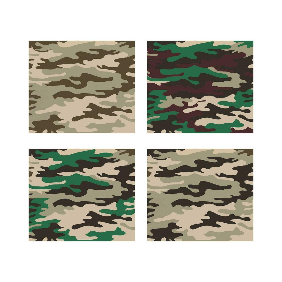 naadloos camouflage patroon leger leger motief achtergrond voor camo khaki vector