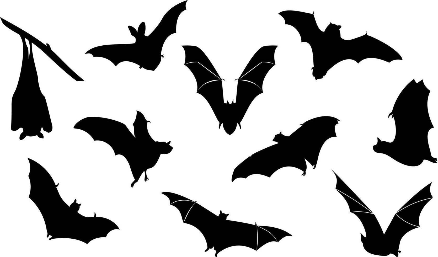 vector van de halloween-vleermuizen