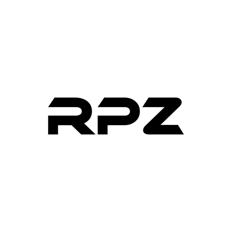 rpz brief logo ontwerp, inspiratie voor een uniek identiteit. modern elegantie en creatief ontwerp. watermerk uw succes met de opvallend deze logo. vector