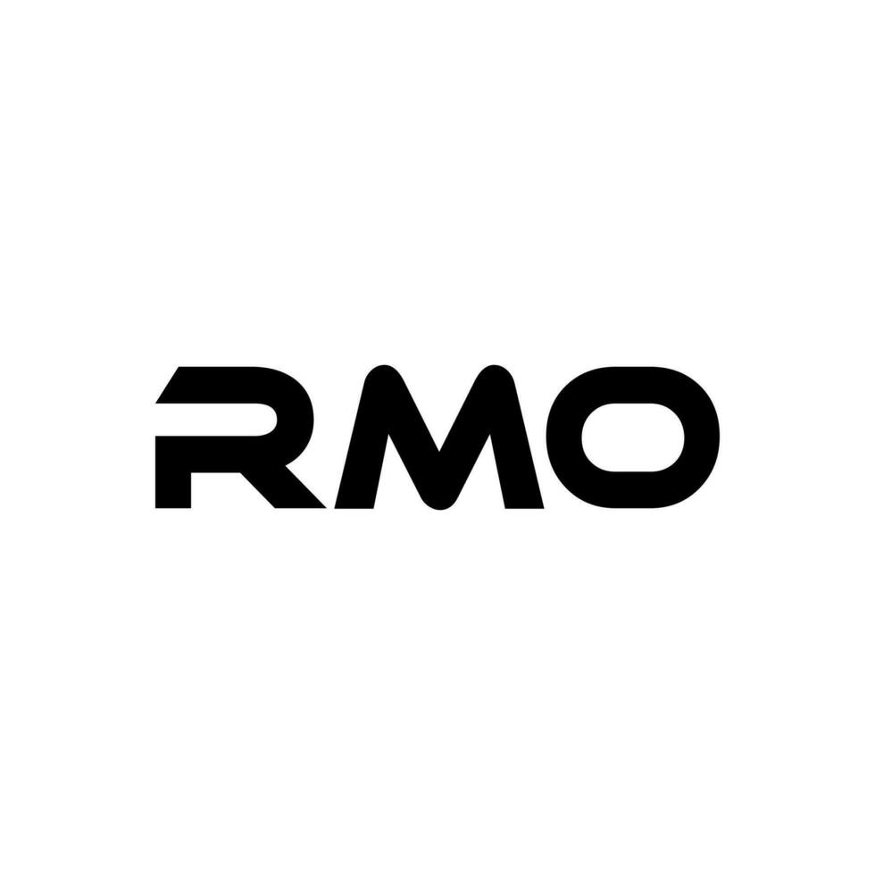 rmo brief logo ontwerp, inspiratie voor een uniek identiteit. modern elegantie en creatief ontwerp. watermerk uw succes met de opvallend deze logo. vector