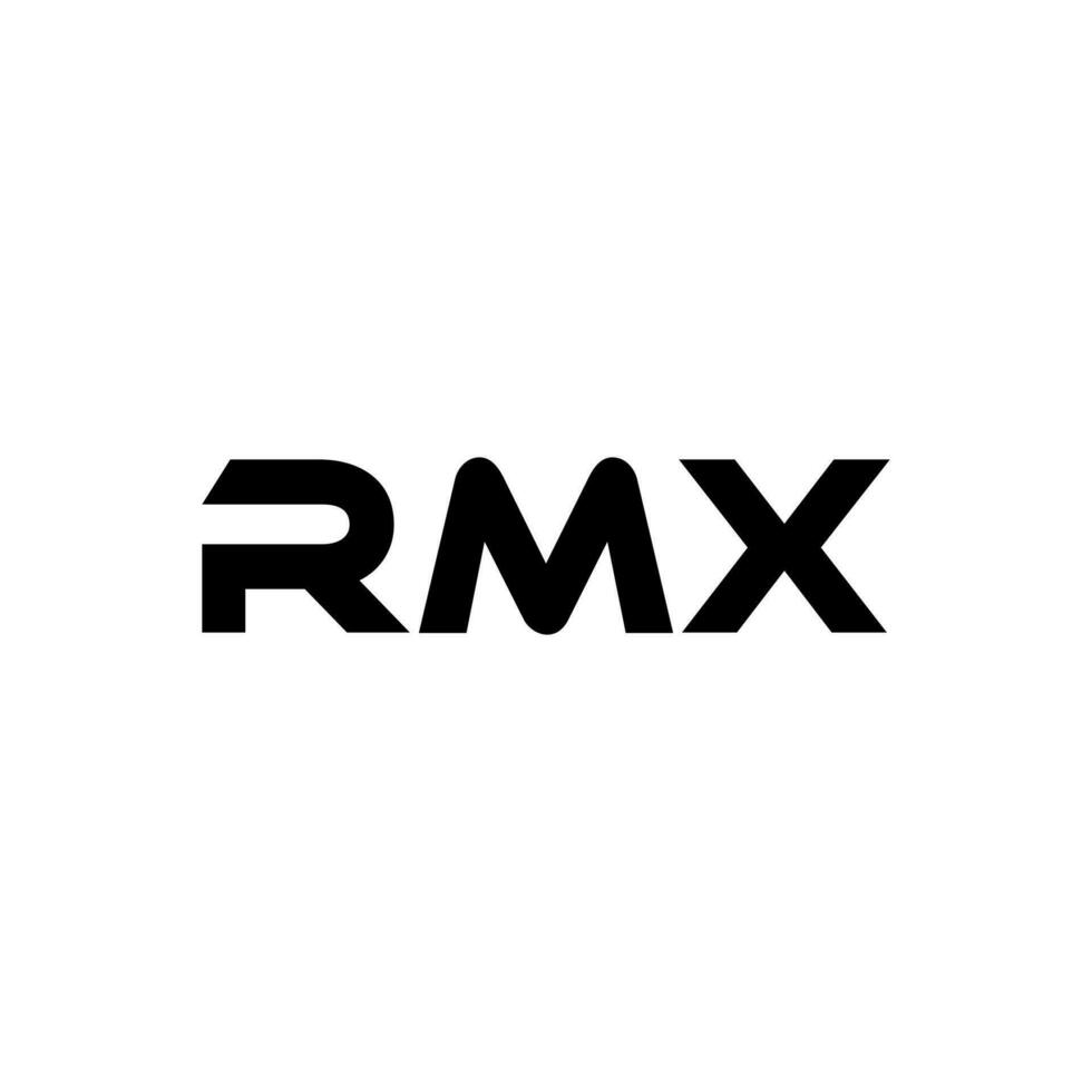 rmx brief logo ontwerp, inspiratie voor een uniek identiteit. modern elegantie en creatief ontwerp. watermerk uw succes met de opvallend deze logo. vector