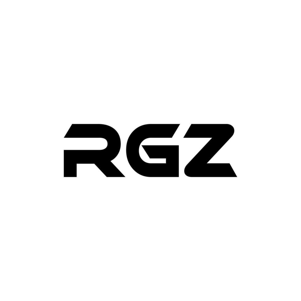 rgz brief logo ontwerp, inspiratie voor een uniek identiteit. modern elegantie en creatief ontwerp. watermerk uw succes met de opvallend deze logo. vector