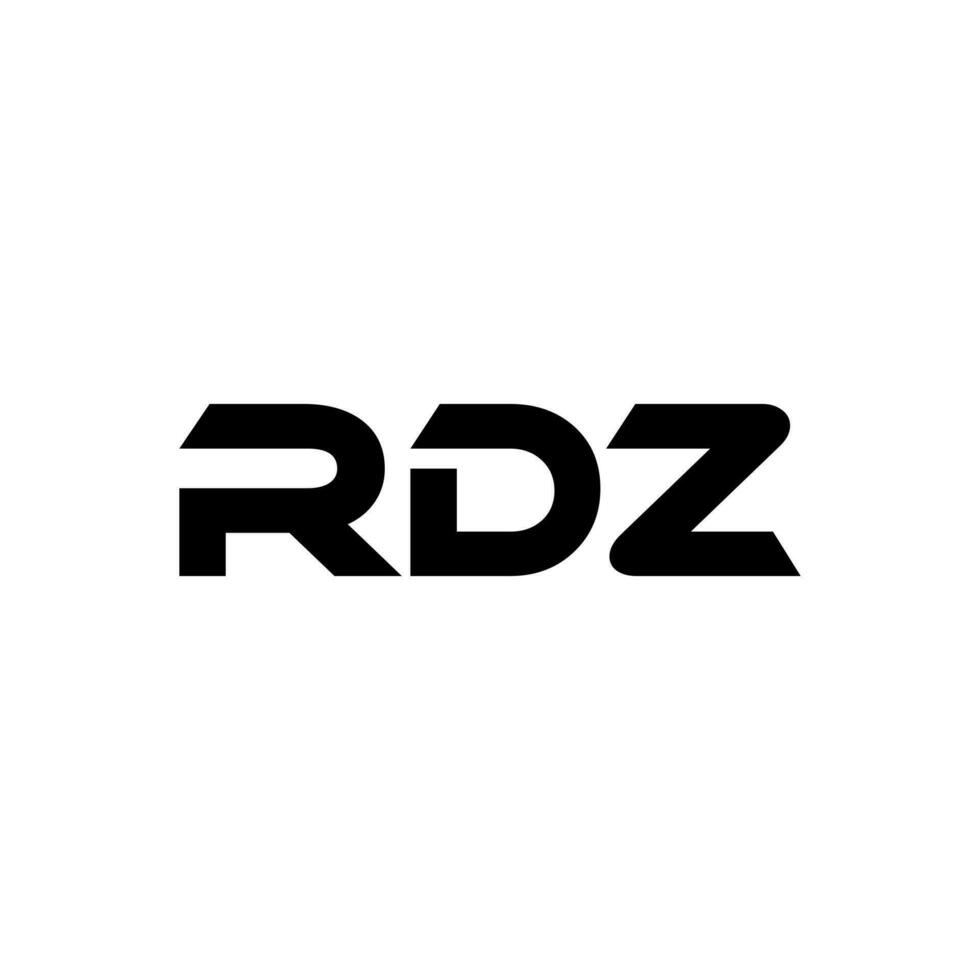 rdz brief logo ontwerp, inspiratie voor een uniek identiteit. modern elegantie en creatief ontwerp. watermerk uw succes met de opvallend deze logo. vector