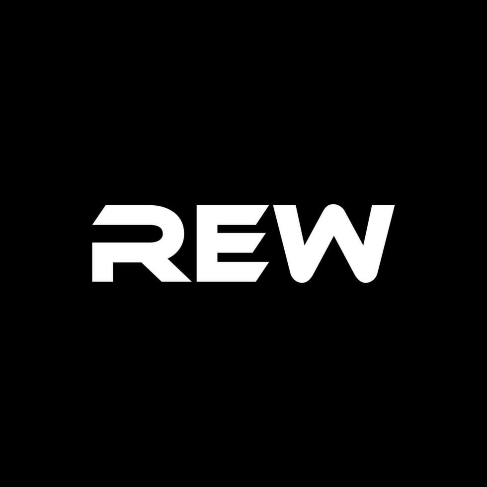 rew brief logo ontwerp, inspiratie voor een uniek identiteit. modern elegantie en creatief ontwerp. watermerk uw succes met de opvallend deze logo. vector