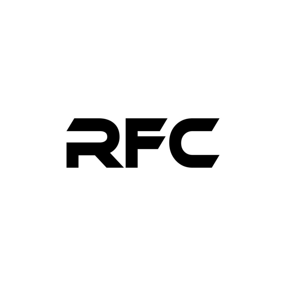 rfc brief logo ontwerp, inspiratie voor een uniek identiteit. modern elegantie en creatief ontwerp. watermerk uw succes met de opvallend deze logo. vector