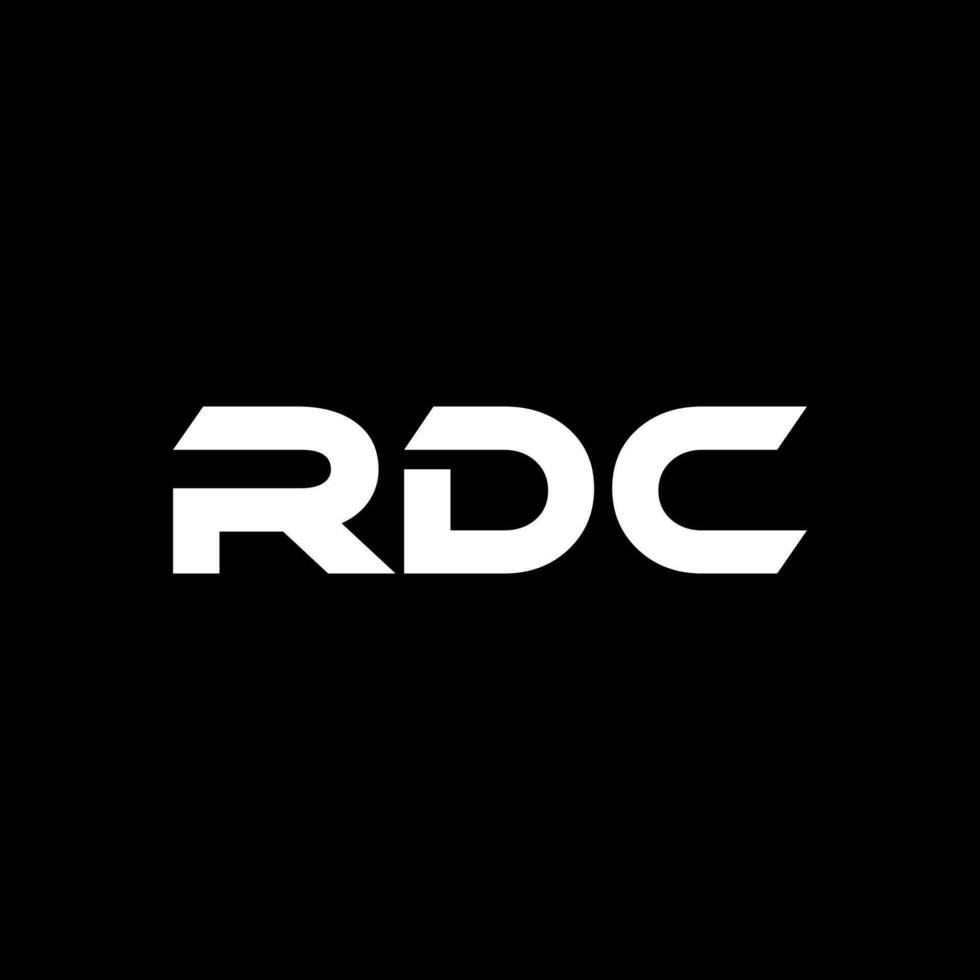 rdc brief logo ontwerp, inspiratie voor een uniek identiteit. modern elegantie en creatief ontwerp. watermerk uw succes met de opvallend deze logo. vector