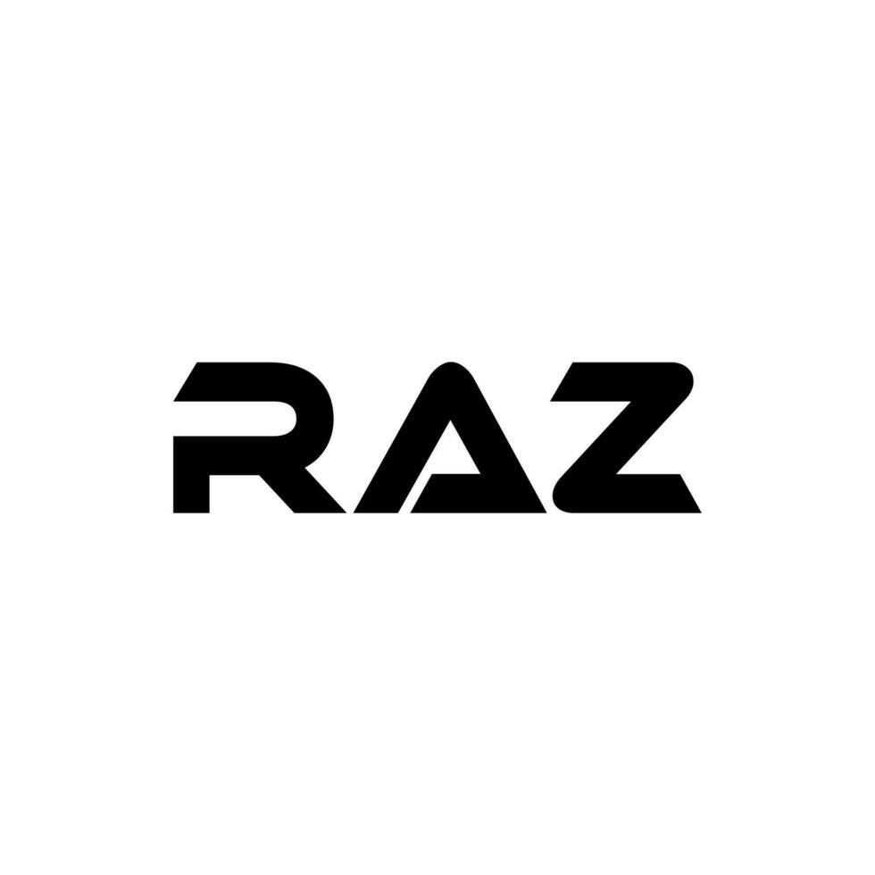 raz brief logo ontwerp, inspiratie voor een uniek identiteit. modern elegantie en creatief ontwerp. watermerk uw succes met de opvallend deze logo. vector