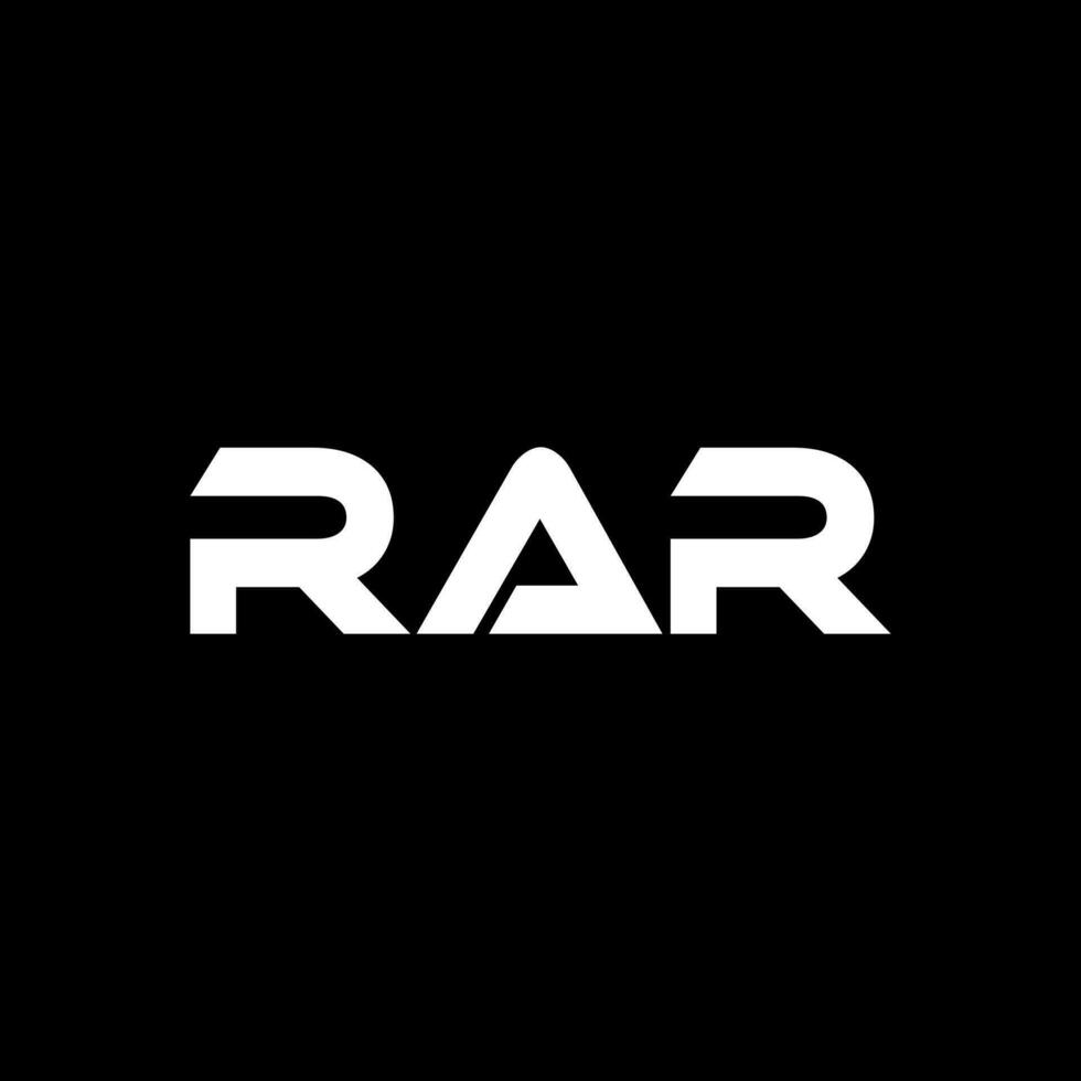 rar brief logo ontwerp, inspiratie voor een uniek identiteit. modern elegantie en creatief ontwerp. watermerk uw succes met de opvallend deze logo. vector