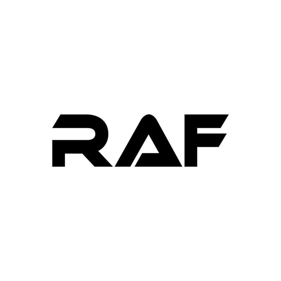 raf brief logo ontwerp, inspiratie voor een uniek identiteit. modern elegantie en creatief ontwerp. watermerk uw succes met de opvallend deze logo. vector