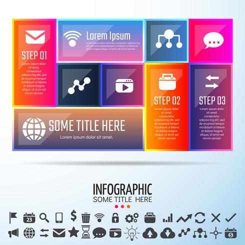 Infographics ontwerpsjabloon vector