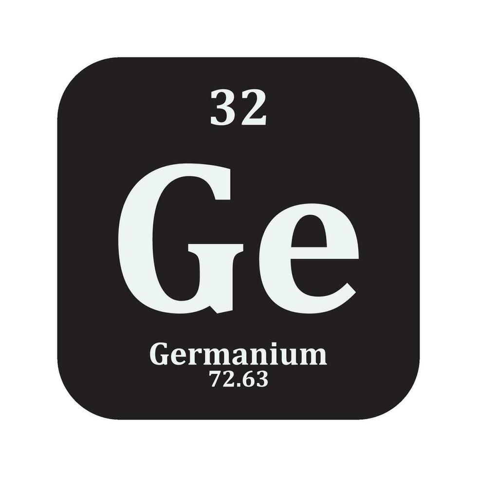 germanium chemie icoon vector