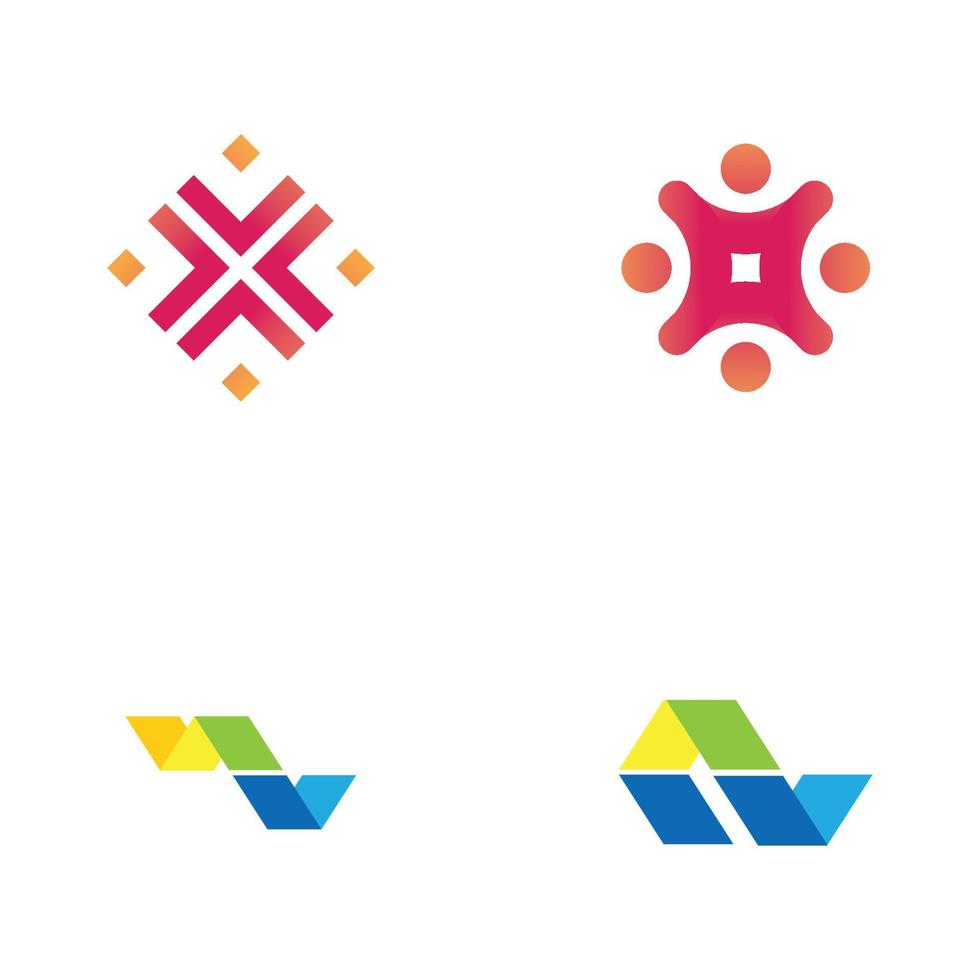 modern logo conceptontwerp voor fintech en digitale financiële technologie vector